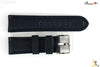Bandenba 24mm Genuine Blue Textured Leather Panerai Stitched Watch Band Strap - Forevertime77