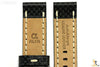 ALFA 24mm Carbon Fiber Genuine Leather Black Watch Band Strap Anti-Allergic - Forevertime77