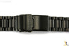 Citizen 59-S01091 Original Replacement Black Ion Plated Stainless Steel Watch Band Bracelet - Forevertime77