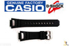 CASIO GS-1050 G-Shock Original 16mm Black Rubber Watch BAND Strap GS-1150 Silver - Forevertime77