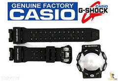 CASIO G-Shock GR-9110BW-1 BLACK Rubber Watch BAND & BEZEL Combo GW-9110BW-1