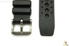 18mm Black Heavy Rubber Divers / Sport Watch Band Strap - Forevertime77