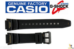 CASIO SGW-400H-1B2V Original 18mm Black Rubber Watch BAND Strap