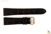 Citizen 59-S52482 Original Replacement 22mm Dark Brown Leather Watch Band Strap - Forevertime77