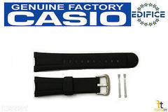 CASIO EF-305 Edifice Original Black Rubber Watch Band Strap w/ 2 Pins EF-305-9