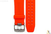 Luminox 9100 F16 22mm Orange Rubber Watch Band Strap w/ 2 Pins - Forevertime77