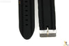 24mm Black Silicon Rubber Watch BAND Strap - Forevertime77