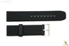 22mm Heavy Italian Textured Rubber Black Watch BAND Strap FITS Luminox EVO - Forevertime77