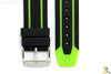 Citizen 59-S52813 Original Replacement Black/Green Rubber Watch Band Strap 59-S52501 - Forevertime77