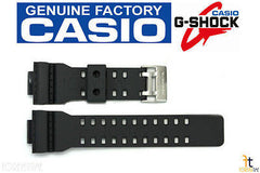 CASIO G-Shock GA-100C-8AW Original Black Rubber Watch BAND Strap GA-110TS-1A4W