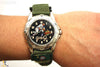 18mm Green Nylon Sport Watch Band Strap Tennis - Forevertime77