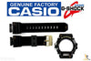 CASIO G-Shock GD-X6900FB-1 Black (Glossy Finish) Rubber BAND & BEZEL Combo - Forevertime77