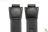 CASIO AMW-700B-1A Original Charcoal Leather / Nylon Watch BAND Strap - Forevertime77