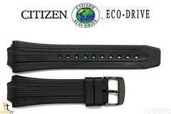 Citizen 59-S52502 Original Replacement Black Rubber Watch Band Strap 59-S52814