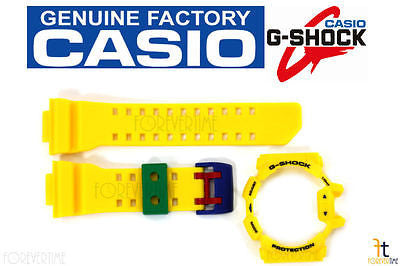 CASIO G-Shock GA-400-9A Original Yellow Rubber BAND & BEZEL Combo - Forevertime77