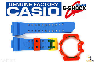 CASIO G-Shock GA-400-4A Original Blue Rubber BAND & Orange BEZEL Combo - Forevertime77