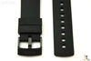 Suunto Elementum Auqa Original Black Rubber Strap Watch Band Kit w/ 2 Pins - Forevertime77
