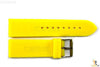 20mm Fits Fossil Yellow Silicon Rubber Watch BAND Strap - Forevertime77