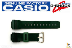 CASIO DW-6900CC-3 G-Shock Original Green Glossy Rubber Watch Band Strap