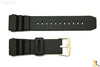 22mm Fits CASIO AMW-320C Black Rubber Watch BAND Strap AMW-320D AD520 - Forevertime77