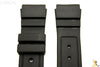 22mm for SEIKO M244 Divers Heavy Black Rubber Watch Band Strap Z-22 - Forevertime77
