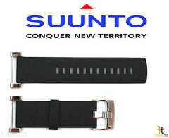 Suunto Core ORIGINAL Flat Black Rubber Watch Band Strap w/ Attachment Pins  SS013338000