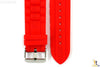 24mm Fits Fossil Red Silicon Rubber Watch BAND Strap - Forevertime77