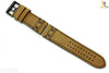 Luminox 1885 Atacama 26mm Leather Tan PVD Buckle Watch Band Strap 1880 - Forevertime77
