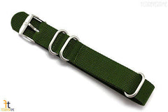Luminox 3000 22mm Green Nylon Watch Strap Steel Loop(3) 3900 3200 3080 3100