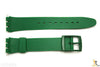 17mm Men's Dark Green Replacement Watch Band Strap fits SWATCH watches - Forevertime77