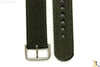 CASIO SGW-300HB-3AV Original 18mm Green Leather / Nylon Watch BAND Strap - Forevertime77