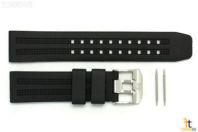 Luminox 8050 8150 Signature 23mm Black Rubber Watch Band w/2 Pins 8250 8350 - Forevertime77