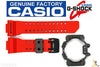 CASIO G-Shock GA-400-4B Original Red Rubber BAND & Grey BEZEL Combo - Forevertime77