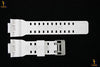 CASIO G-Shock GA-100A-7 Original White (Glossy) Rubber Watch BAND Strap - Forevertime77