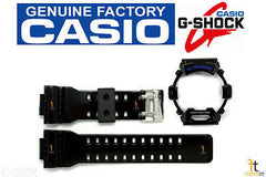CASIO G-8900A-1 G-Shock Original Black (Glossy) Rubber Watch BAND & BEZEL Combo