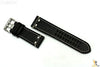 Luminox 1828 1848 Field 23mm Black Leather Watch Band Strap w/ 2 Pins - Forevertime77