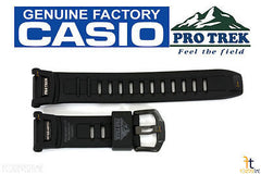 CASIO Pro Trek Pathfinder PRG-130Y Black Rubber Watch BAND Strap PRW-1500YJ