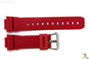 CASIO DW-6900MF-4 G-Shock Original 16mm Red (Glossy) Rubber Watch Band Strap - Forevertime77