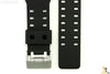 16mm Fits CASIO GA-100 G-Shock Black Rubber Watch Band GA-300 GA-120 w/2 Pins - Forevertime77