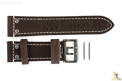 Luminox 1927 Atacama Field 26mm Dark Brown Leather Watch Band Strap 1947 - Forevertime77