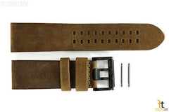 Luminox 1929 1949 Atacama 26mm Vintage Brown Leather Watch Band Strap w/ 2 Pins