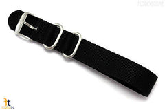 Luminox 3200 22mm Black Nylon Watch Strap Steel Loop(2) 3100 3080 3000 3900
