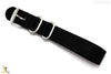 Luminox 3200 22mm Black Nylon Watch Strap Steel Loop(2) 3100 3080 3000 3900 - Forevertime77