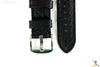 Bandenba 24mm Genuine Black Textured Leather Panerai Stitched Watch Band Strap - Forevertime77