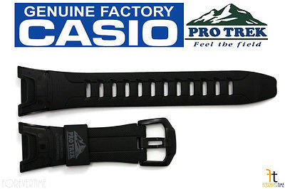 CASIO Pro Trek Pathfinder PRG-110Y Black Rubber Watch BAND Strap PRW-1300Y - Forevertime77