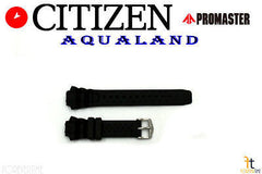 Citizen 59-G0243 Original Replacement Black Rubber Watch Band Strap JP1060, BJ2040