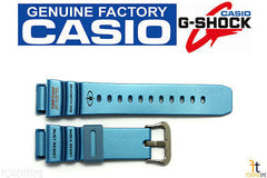 CASIO G-Shock G-9100TC-2 21mm Original Blue (Glossy) Rubber Watch BAND Strap