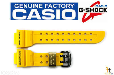 CASIO G-SHOCK FROGMAN GWF-T1030E-9 Original Yellow Rubber Watch BAND Strap - Forevertime77