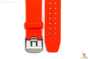 Luminox 9100 F16 22mm Orange Rubber Watch Band Strap w/ 2 Pins - Forevertime77