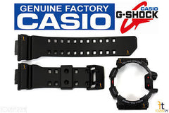 CASIO G-Shock GA-400-1B Original Black Rubber BAND & BEZEL Combo